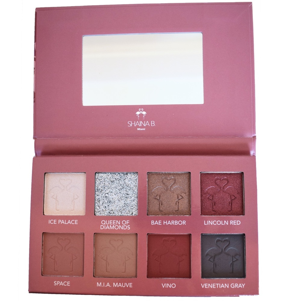 NWT SHAINA B. MIAMI Miami Nights Pressed Pigment 8-Color Eye Shadow Palette - Picture 3 of 4
